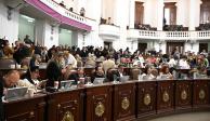 Sesión en el pleno del Congreso de la Ciudad de México, el pasado 8 de enero.