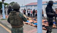 Militares resguardan a un grupo de criminales que intentó proteger a su líder en un hospital, ayer.