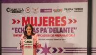 La presidenta honoraria de Inspira Coahuila resaltó el compromiso con las mujeres.