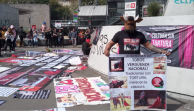 Protestan en Glorieta de los Insurgentes por autorización de corridas de toros en CDMX.