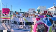 Familias completas participaron en la marcha de ayer en la capital de Sinaloa.