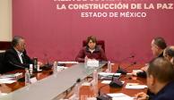 La Gobernadora Delfina Gómez Álvarez lidera esfuerzos para reducir homicidios en el Estado de México.