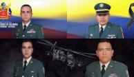 Mueren 4 militares colombianos en accidente aéreo cerca de frontera con Panamá.