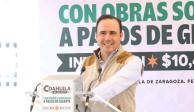 Manolo Jiménez reitera su compromiso con la Región Centro de Coahuila.