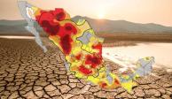 Sequía en México se agravaría con el fenómeno 'La Niña'.