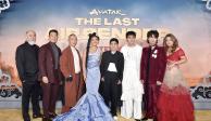 El elenco de "Avatar, la leyenda de Aang", durante su presentación