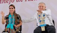 Presidente de la República acompaña a Evelyn Salgado en su visita a Zihuatanejo y Atoyac de Álvarez