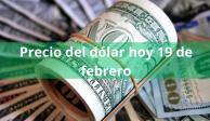 Precio del dólar hoy: En esto se cotiza en México este lunes 19 de febrero de 2024.