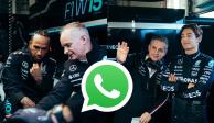 Mercedes implementa WhatsApp en su nuevo monoplaza