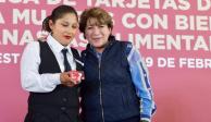 La Maestra Delfina Gómez destacó que el Presidente Andrés Manuel López Obrador es un ejemplo que los inspira a trabajar por el bienestar de los más pobres.