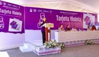 Presenta Evelyn Salgado la “Tarjeta Violeta”, para mujeres en situación vulnerable
