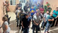 Rescatan a 85 migrantes que estaban en un hotel en Guadalajara, Jalisco.