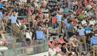 Aficionados gritan "CU, CU, Pumas" en el Abierto Mexicano de Tenis 2024
