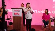 Margarita González Saravia, candidata de MAS al gobierno del estado de Morelos