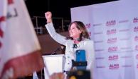 Alma Alcaraz, candidata de la Coalición Sigamos Haciendo Historia en Guanajuato.