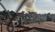 Humo por el incendio llega hasta Azcapotzalco, al norte de CDMX.