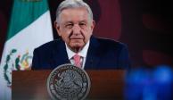 Andrés Manuel López Obrador, presidente de México, encabezó la conferencia matutina en qué se presentó el informe de seguridad.