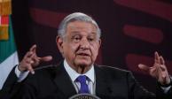 Andrés Manuel López Obrador, presidente de México, ofrece su conferencia de prensa este miércoles 10 de abril del 2024, desde Palacio Nacional, en CDMX.