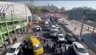 La México-Pachuca tiene abierto sólo un carril esta mañana.