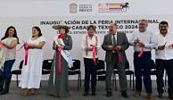 Delfina Gómez en la inauguración de la Feria Internacional del Caballo de Texcoco