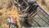 Accidente en la México Puebla: Camión de pasajeros vuelca y afecta vía con dirección a CDMX