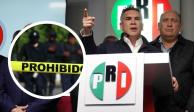Alejandro Moreno del PRI demanda protección para candidatos ante la creciente violencia electoral.