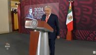 Andrés Manuel López Obrador en Palacio Nacional este martes 26 de marzo del 2024.