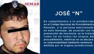 José "N" fue capturado por elementos de la Semar y de la Policía de Investigación.