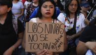 Mujeres, durante la marcha de ayer en Taxco, Guerrero, para exigir justicia para Camila.