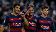 Lionel Messi, Luis Suárez y Neymar (MSN) reunidos en Miami