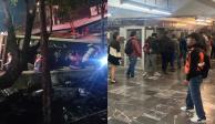 Metro Pantitlán suspende su servicio esta mañana.
