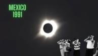 En 1991 se vio el último eclipse solar en México.
