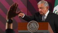 Andrés Manuel López Obrador, Presidente de México, ayer en conferencia.