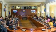 Sesión del Consejo Permanente de la OEA, ayer, en Washington.