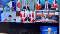 Lideres del G7 dialogan sobre ataque de Irán a Israel.