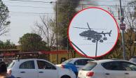 VIDEO del momento previo a la caída de un helicóptero en Coyoacán.