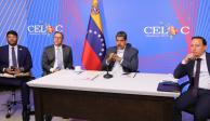 Nicolás Maduro en conferencia de Celac.