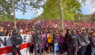 Afición del Barcelona grita “Vinícius muerte” en la previa de la Champions