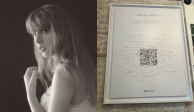 Taylor Swift deja un mensaje a sus seguidoras con un misterioso código QR.