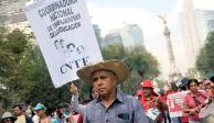 Marcha de la CNTE, el pasado 15 de abril en la CDMX.