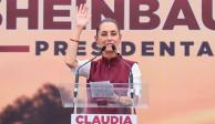 La candidata presidencial Claudia Sheinbaum enfatizó que en México se necesita justicia social.