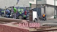 Reportan balacera en Plaza Carso.
