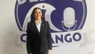 Maricela Gastelú, candidata de la coalición PRD, PAN y PRI por la Benito Juárez, el 2 de abril.