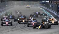 La arrancada del Gran Premio de Miami de F1 2024