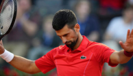 Novak Djokovic durante la Segunda Ronda del Masters 1000 de Roma