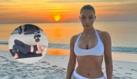 Kim Kardashian comparte rutina de entrenamiento para tener un cuerpo envidiable