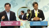 Adalberto y Pato Zambrano tuvieron una participación polémica en el debate por la presidencia municipal de Monterrey.