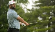 Jon Rahm, durante una práctica del torneo de la PGA Championship en Valhalla.