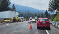 Accidente en la México-Puebla.