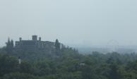 Vista del Castillo de Chapultepec, ayer.